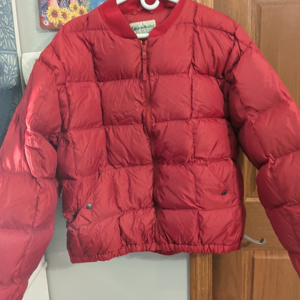 Gander Mountain Red Quilted Puffer Jacket